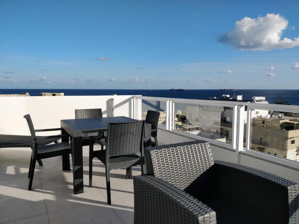 Sea View Penthouse With Large Terrace Irom1-1 Appartement Marsaskala Buitenkant foto