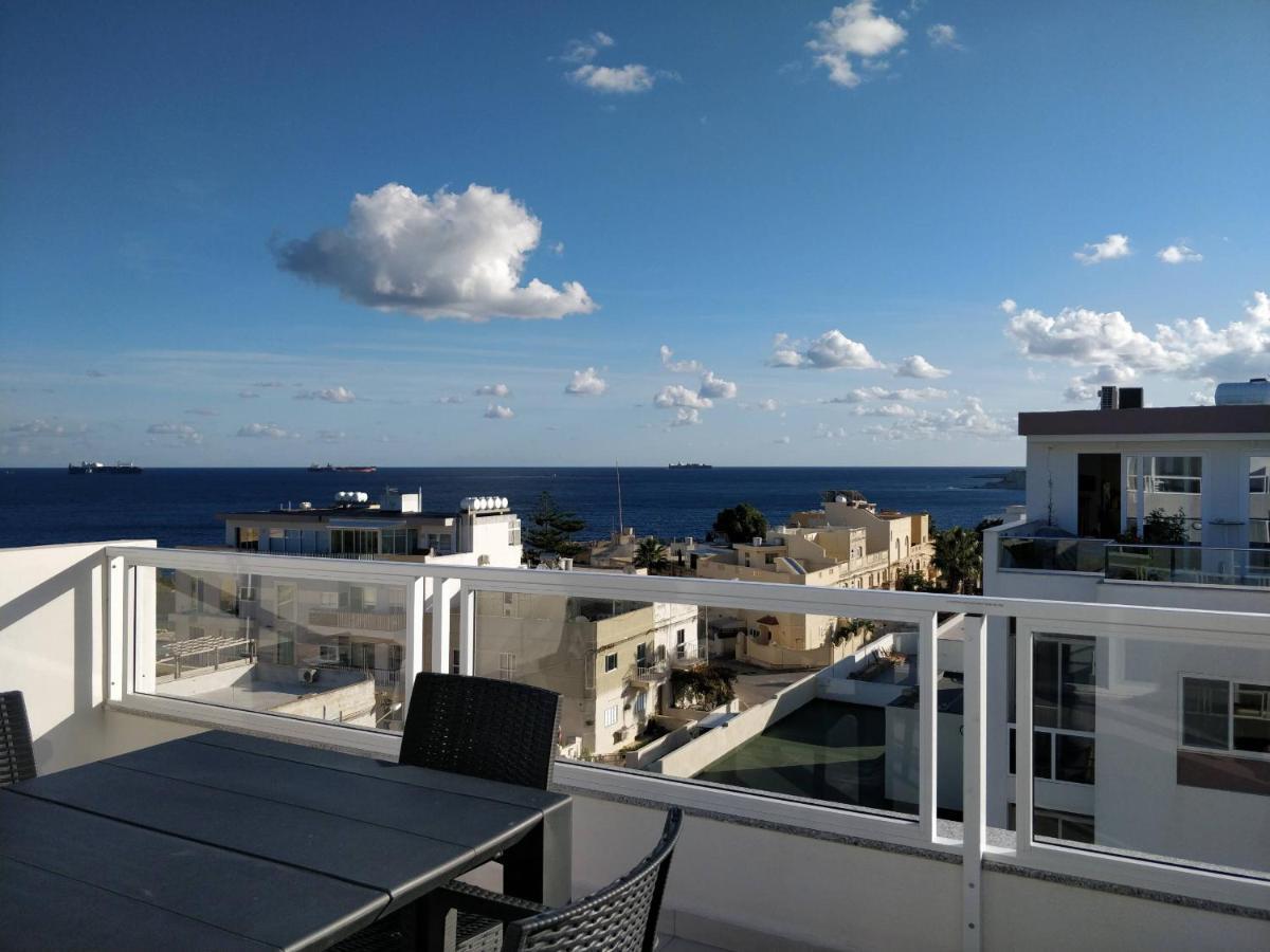 Sea View Penthouse With Large Terrace Irom1-1 Appartement Marsaskala Buitenkant foto